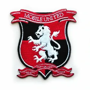 OEM Varsity Lady Embroidery <b>Patch</b> Custom Iron <b>On</b> <b>Sew</b> <b>On</b> Badge for Clothing Hat Bag Uniform and Jacket Decoration - Product Image 1