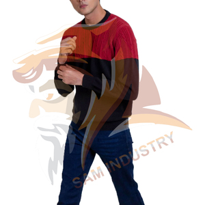 Pulls d'hiver pour hommes, grande taille, épais, respirants, en coton tricoté, en vente en ligne - Product Image 6