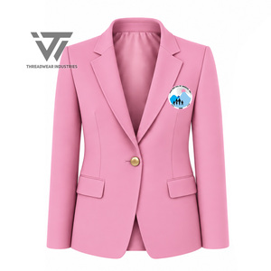 Custom Solid Jack And Jill Of America Embroidered 100% Cotton Formal <b>Blazer</b> Jacket Business Coat Greek Paraphernalia - Product Image 1