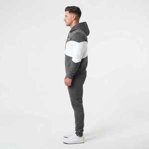 Conjunto Deportivo con Capucha para Hombre Hawkeye, Diseño Color Block, Sudadera Larga Informal con Cordón y Bolsillos Laterales, Ropa de Otoño - Product Image 3