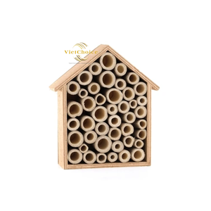 Casa para Abejas de Madera Natural Ecológica al Mejor Precio, Hecha a Mano, con Marco de Acero Inoxidable Moderno, Recubierta de Cera Impermeable - Product Image 4