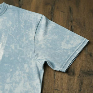 Camiseta para adultos con diseño de lobo, estilo encantador, camiseta oversize gris y azul para hombre - Product Image 5