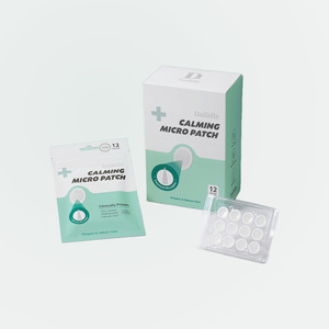 Mascarilla facial en lámina Dailydeul Calming Micro Patch 4mg x 12 Parches 10 Unidades 1 Caja, mascarilla facial en lámina con Pantenol - Product Image 4