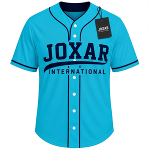 เสื้อเบสบอลผู้ชายพิมพ์ลายแบบซับลิเมชั่น โพลีเอสเตอร์ 100% รุ่นใหม่ล่าสุด คุณภาพสูง ปรับแต่งได้ตามต้องการ - Product Image 1