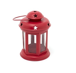 Nuevo candelabro de metal y vidrio de acero inoxidable con diseño dinámico para centro de mesa de boda, para el hogar y hoteles, con acabado rojo brillante. - Product Image 2