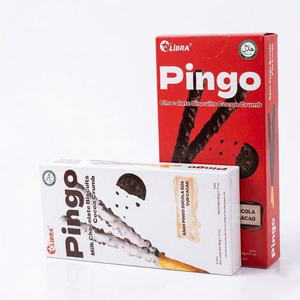Pingo Milk Stick, Galletas Dulces Bajas en Grasa Cubiertas de Chocolate, Caja de 32g - Product Image 1