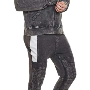 Chándal para hombre con efecto acid wash, cómodo, transpirable, totalmente personalizable, de calidad premium, a un precio razonable. - Product Image 4