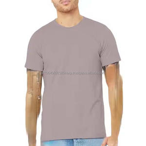 T-shirt pour homme à col rond en coton 100% Meilleure conception Vente chaude Couleurs personnalisées Bonne qualité T-shirt à anneau - Product Image 1