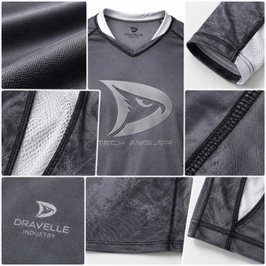 Custom <b>Holographic</b> Sublimated UPF 50+ Long Sleeve Angler Fishing Performance Jersey Quick-Dry OEM Tournament Shirt - Product Image 6