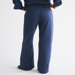 Pantalones de chándal holgados de modal personalizados, pantalones de forro polar para mujer, pantalones de pierna ancha, pantalones clásicos de pierna recta, pantalones jogger de hip hop para mujer - Product Image 4