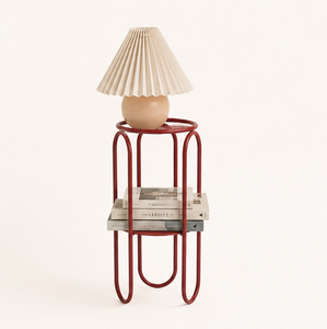 Modern Red Metal Plant Stand Indoor Outdoor Multi-Tiered Flower <b>Pot</b> <b>Holder</b> Iron Rack for Home Garden Balcony Living Room - Product Image 3