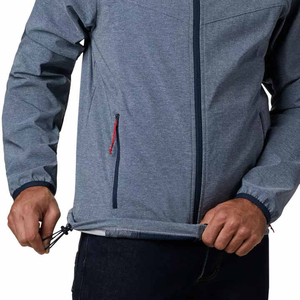 Veste softshell pour homme durable pour l'extérieur avec doublure en toile, design à capuche, séchage rapide et respirante, style streetwear - Product Image 5