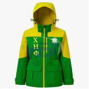 Chaqueta Impermeable Chi Eta Phi CEPhi Sorority, Chaqueta Deportiva con Capucha, Chaqueta Impermeable de Alta Calidad para Mujer - Product Image 2