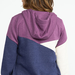 Sweat-shirts à capuche pour femmes, couleur personnalisée, décontractés, hiver, fermeture éclair sur le devant, séchage rapide, respirants, doublés, haute qualité, vente en gros - Product Image 5