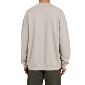 เสื้อสเวตเชิ้ตคอกลมโอเวอร์ไซส์สำหรับผู้ชาย สีเขียวเข้ม ผ้าฝ้าย 100% เฟรนช์เทอร์รี่ สวมใส่สบาย ทรงปกติ เหมาะสำหรับใส่ในฤดูใบไม้ร่วง - Product Image 4