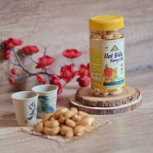 Noix de cajou grillées W180 bio de qualité supérieure, décortiquées, de marque vietnamienne, pot de 220g, approvisionnement direct usine, vente en gros, meilleur rapport qualité-prix - Product Image 1