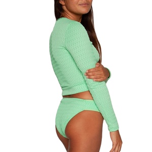 2026 Rash Guard à manches longues pour femmes avec protection UPF 50 + Impression de logo personnalisé Sublimé Pas cher prix protège-éruptions cutanées à vendre - Product Image 5