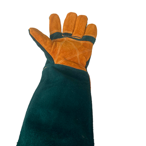 Gants de soudage anti-morsure Veekend Bazar pour animaux de compagnie, 60CM/45CM, coque en cuir, entièrement doublés, anti-rayures, ignifuges, personnalisables - Product Image 2