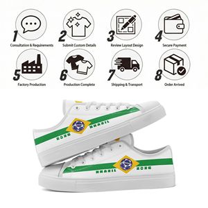 Venta al por Mayor de Zapatos de la <span class=keywords><strong>Copa</strong></span> <span class=keywords><strong>Mundial</strong></span> de Fútbol Brasil 2026, OEM ODM, Impresión Bajo Demanda, Nombre del Equipo, Logotipo Personalizado, <span class=keywords><strong>Zapatillas</strong></span> para Fanáticos FN027-26027054-3 - Product Image 4