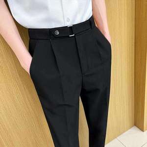 <b>Men's</b> Suit <b>Pants</b> Slim Fit <b>Stretch</b> Regular Fit Business Formal <b>Men</b> Suit <b>Pants</b> <b>Men</b> Casual Suit <b>Pants</b> Business Pockets Outdoor - Product Image 1