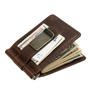 Portefeuille fin anti-RFID avec porte-cartes en acier inoxydable, design minimaliste, léger, pour poche avant, pince à billets sécurisée pour les voyages - Product Image 5
