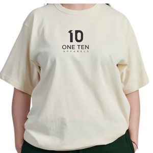 เสื้อยืดผู้หญิงทรงหลวม สีธรรมชาติ ผ้าฝ้ายนุ่ม คอกลม แขนสั้น เรียบง่าย สวมใส่สบายทุกวัน - Product Image 2