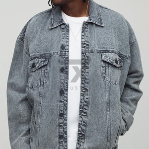 Wholesale Custom Denim <b>Jacket</b> <b>White</b> Casual Vintage Streetwear Button Formal for <b>Men</b> Pakistan - Product Image 5