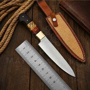 Handmade D2 Steel Super Sharp Chef Knife Custom Logo High Quality New Design <b>Kitchen</b> Knife Lightweight Gift for Him or Her - Product Image 4
