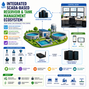 Système de surveillance du niveau des réservoirs SCADA |   Solution prête à l'emploi pour les fabricants d'équipement d'origine (OEM) - Product Image 1