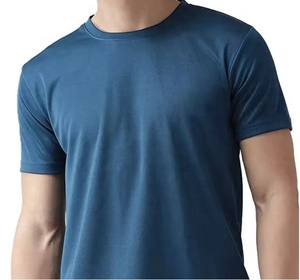 Camiseta de Hombre de Algodón 100% Pesado, Cuello Redondo, Manga Corta, Estilo Hip Hop, Diseño con Logotipo Antiarrugas, Camiseta Deportiva - Product Image 5