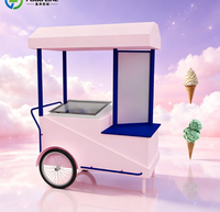Chariot à crème glacée adapté aux enfants pour parc d'attractions