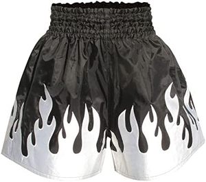 Pantalones Cortos de Muay Thai, Pantalones Cortos de Boxeo con Logotipo Frontal, Transpirables, de Secado Rápido, de Spandex/Poliéster, Pantalones Cortos de Grappling - Product Image 2