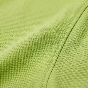 เสื้อโปโลแขนสั้นสีเขียวมะนาวสำหรับผู้ชาย ผ้าถัก สีพื้น มีซิป ทรงลำลอง ใส่สบาย - Product Image 5