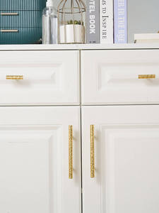 Distinctive Brass Handles for <b>Wardrobe</b> Cabinet Drawer Furniture <b>Hardware</b> with Superior Build and Functional Decorative Appeal - Product Image 1