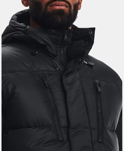 OEM Customized Design Long Winter <b>Puffer</b> <b>Jacket</b> for Men XL Size Hooded Stand Collar with Pocket Zipper Light Fabric <b>Cheap</b> - Product Image 6