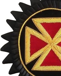 ตราอัศวินเทมพลาร์ - งานปักดิ้นทอง - Product Image 4