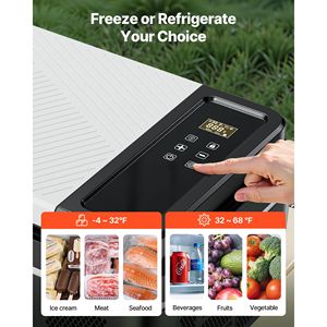 21" Car Refrigerator with Compressor DC 12/24V & AC 100-240V 4F-68F App Control - Product Image 4