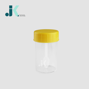 Vaso para Muestras de Orina Desechable de 55 ml con Cuchara, No Estéril / Recipiente para Recolección de Orina de Laboratorio - Hecho en Vietnam M0357 - Product Image 2