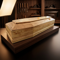 Ataúd de Madera de Paulownia Carbonizada de Primera Calidad, Ataúd Funerario Europeo, Caja de Entierro Ecológica, Fabricante Mayorista Personalizado