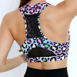 Sujetador deportivo de alto impacto para mujer, estilo tirantes, el más vendido, estampado, transpirable, que absorbe la humedad, personalizable, con embalaje. - Product Image 4