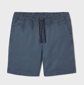 Men's Plus Size Bermuda Shorts Solid Color <b>Drawstring</b> Waist Casual Woven Polyester Shorts - Product Image 1