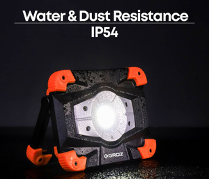 Lampe de travail GROZ LED-560 sans fil/à batterie, haute performance, résistante aux chocs, garantie 3 ans, applications aérospatiales - Product Image 6
