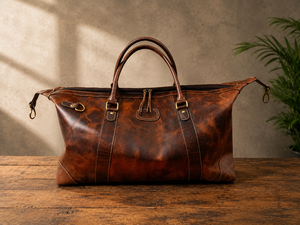 Nueva Bolsa de Viaje de Cuero Genuino de Alta Calidad, Estilo Vintage, Ligera, Unisex, Disponible en Stock - Product Image 2