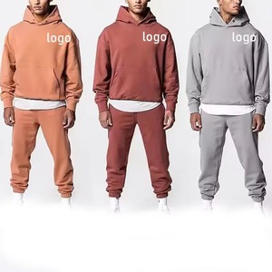 เสื้อฮู้ดโอเวอร์ไซส์แบบยูนิเซ็กซ์ สีพื้น ดีไซน์กระเป๋าเสื้อ สวมใส่สบายๆ สำหรับฤดูใบไม้ร่วง ผ้าเฟรนช์เทอร์รี่ถัก แขนเสื้อแบบปกติ - Product Image 6