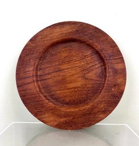 Plato de Madera para Servir, Plato de Madera Hecho a Mano, Vajilla Rústica, Utensilios de Cocina de Madera Natural - Product Image 1
