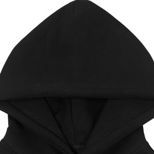 Sweat à capuche personnalisé 320 g/m² avec impression en relief, haute qualité, unisexe, streetwear, en coton uni, coupe ample, doublure polaire, oversize - Product Image 2