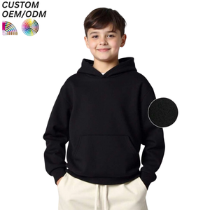 Sweat-shirt à capuche ample imprimé sur mesure pour garçons, style streetwear, 100 % coton, décontracté, effet délavé - Product Image 6