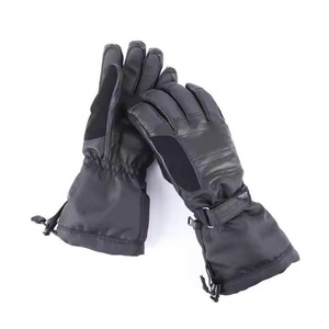 Gants de ski en cuir pour hommes et femmes, pour les sports d'hiver en plein air, avec sangle de sécurité au poignet - Product Image 3