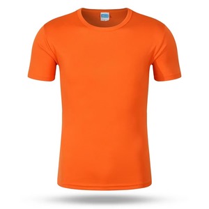 T-shirt décontracté pour homme en coton 100% à séchage rapide, prix bas, uni, sans motif, personnalisable avec logo imprimé - Product Image 6