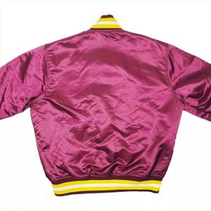 Chaqueta Varsity Personalizada de Satén, Tejida, Transpirable, de Alta Calidad para Hombre, Estilo Vintage de Primavera, Tallas Grandes XL, Bordada 2026 - Product Image 2